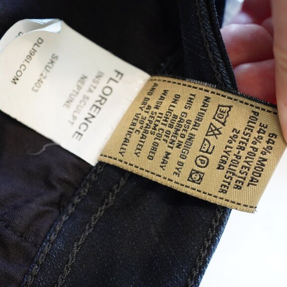 DL1961 Florence Instasculpt Skinny Jeans Neptune Wash Size 30 - Picture 13 of 13